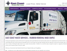 Tablet Screenshot of eastcoastwasteservices.com